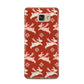 Christmas Rabbit Samsung Galaxy A5 2016 Case on gold phone