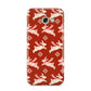 Christmas Rabbit Samsung Galaxy A5 2017 Case on gold phone