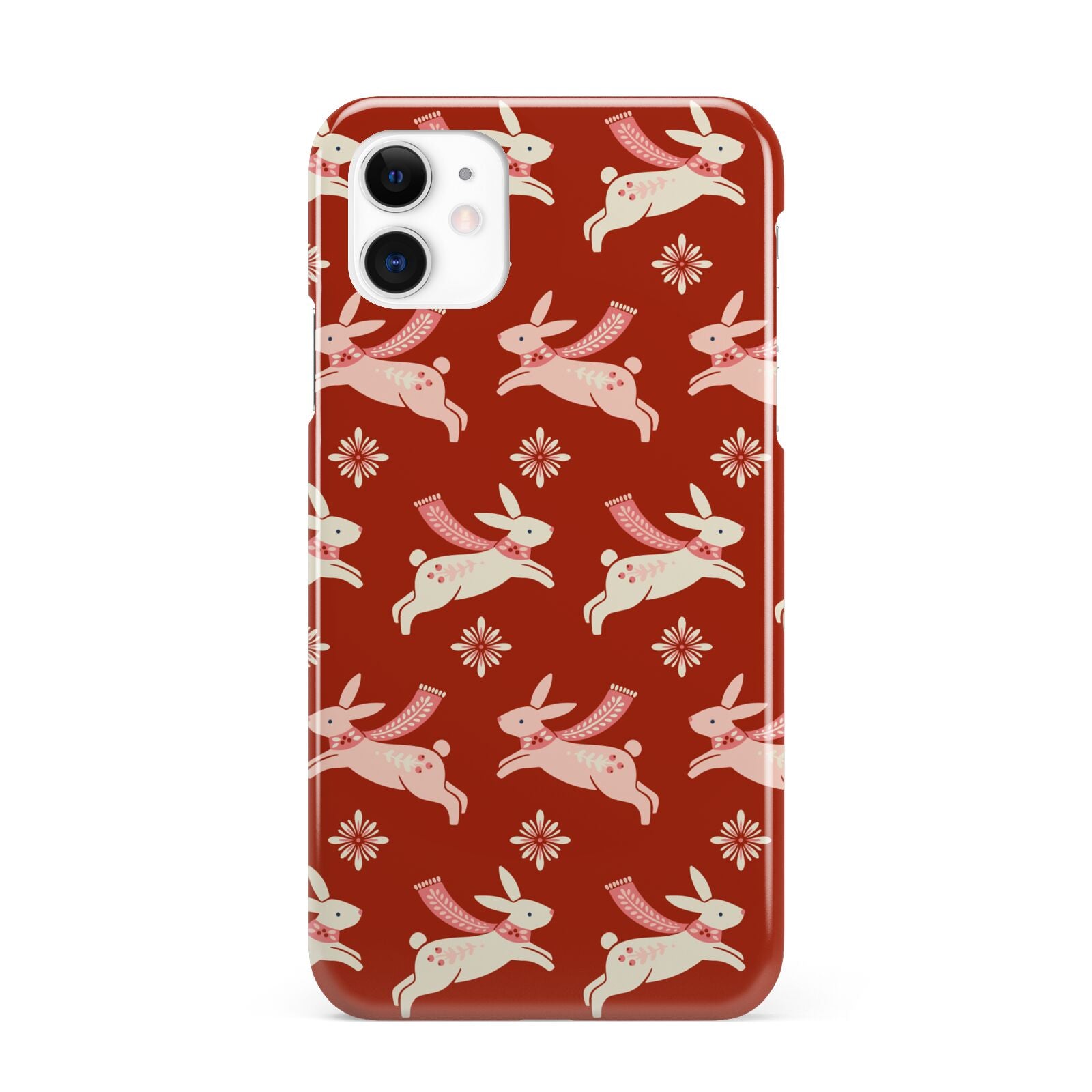 Christmas Rabbit iPhone 11 3D Snap Case