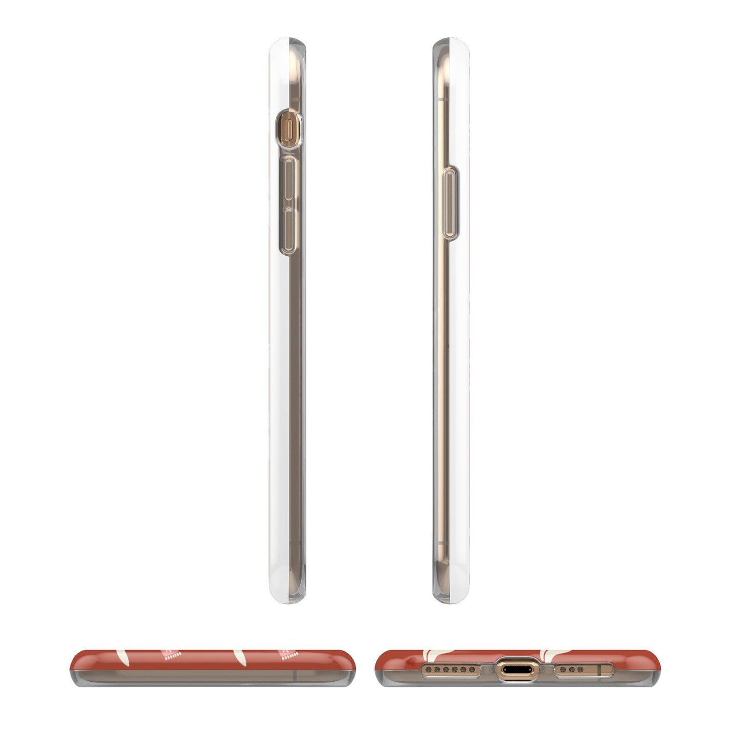 Christmas Rabbit iPhone 11 3D Tough Case Angle Images