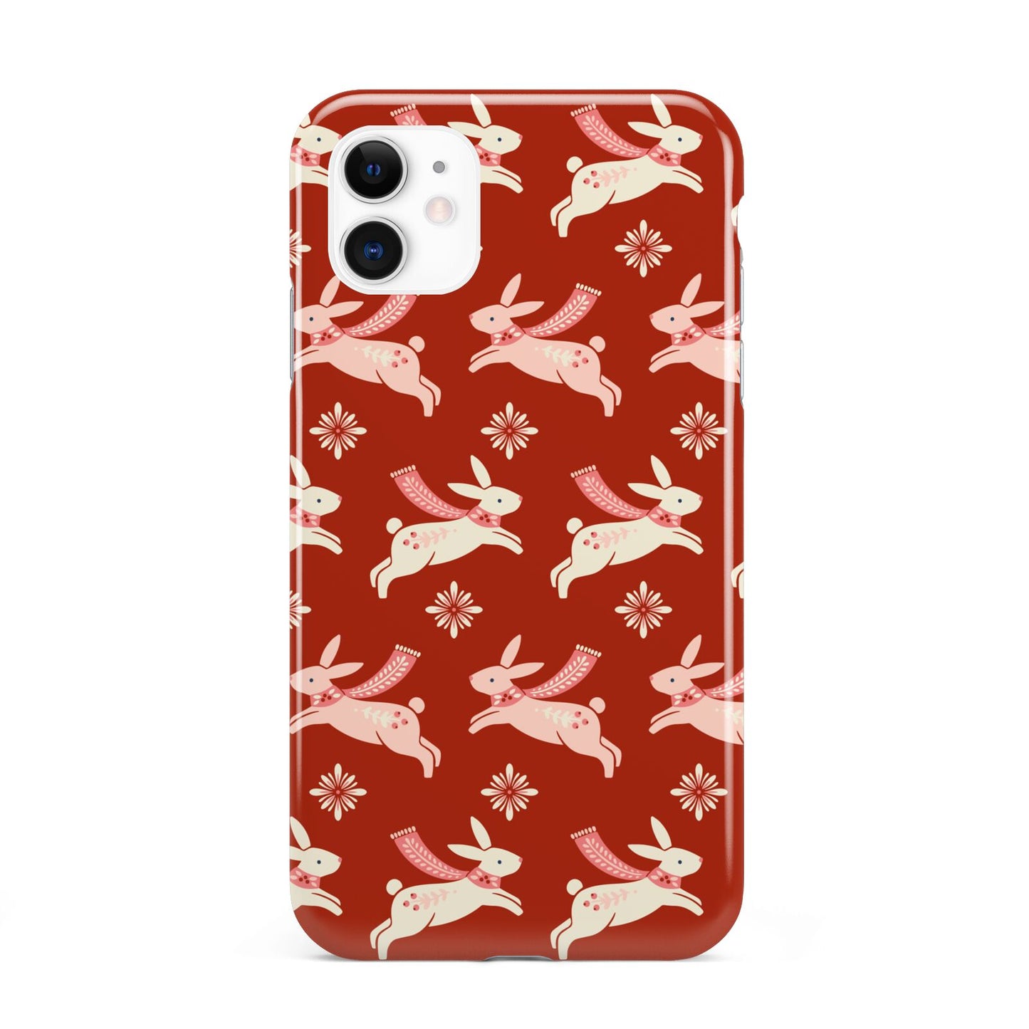 Christmas Rabbit iPhone 11 3D Tough Case
