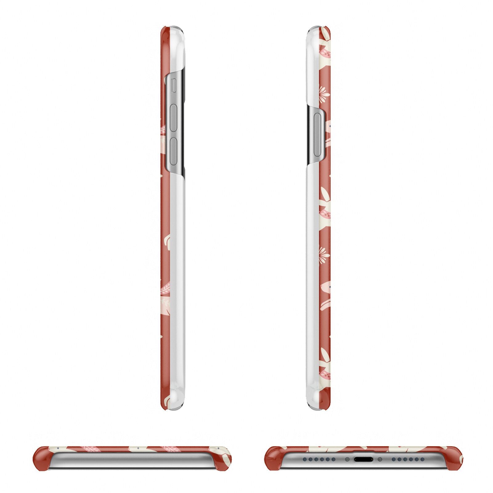 Christmas Rabbit iPhone 11 Pro 3D Snap Case Angle Images