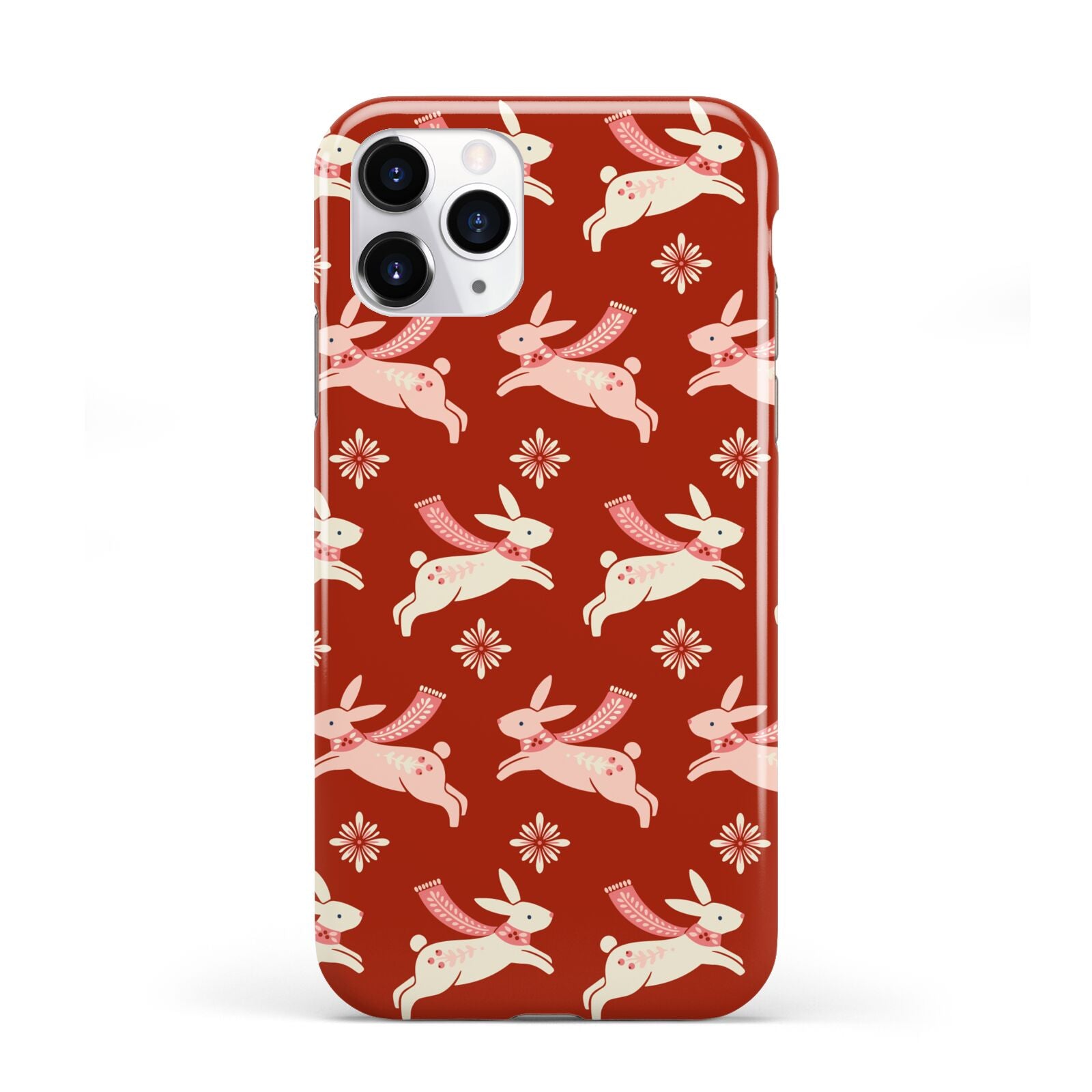 Christmas Rabbit iPhone 11 Pro 3D Tough Case