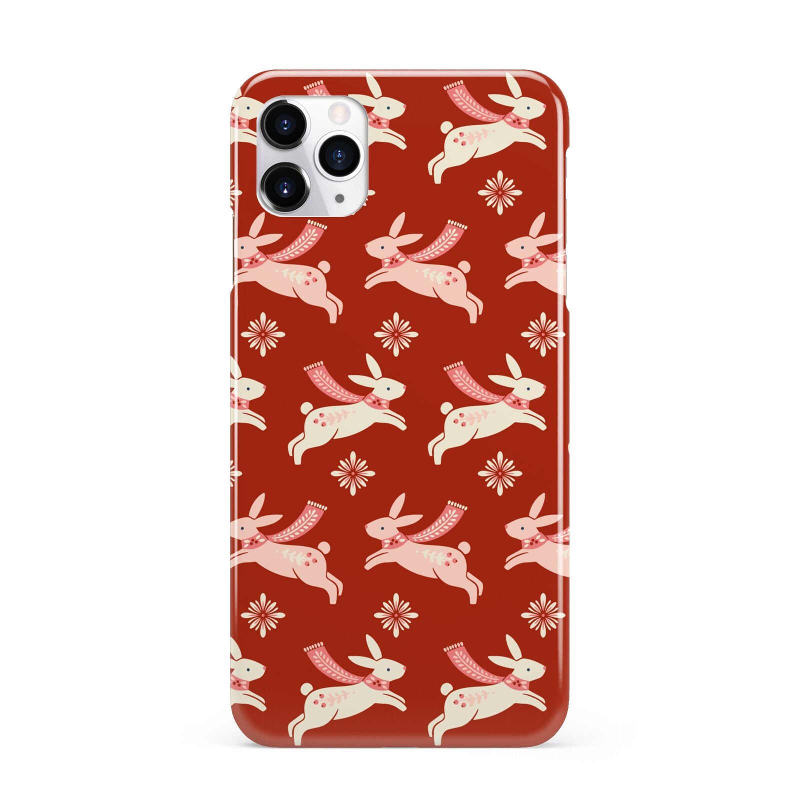 Christmas Rabbit iPhone 11 Pro Max 3D Snap Case