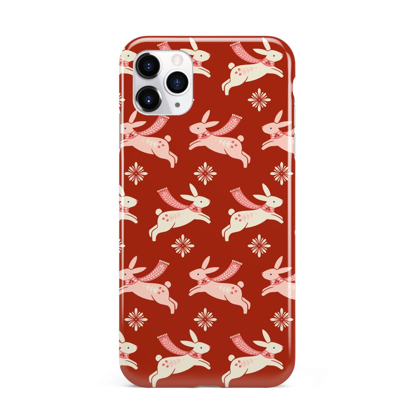 Christmas Rabbit iPhone 11 Pro Max 3D Tough Case