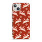Christmas Rabbit iPhone 13 Clear Bumper Case
