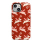 Christmas Rabbit iPhone 13 Mini Full Wrap 3D Tough Case