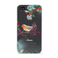 Christmas Robin Floral Apple iPhone 4s Case
