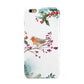 Christmas Robin Floral Apple iPhone 6 Plus 3D Tough Case