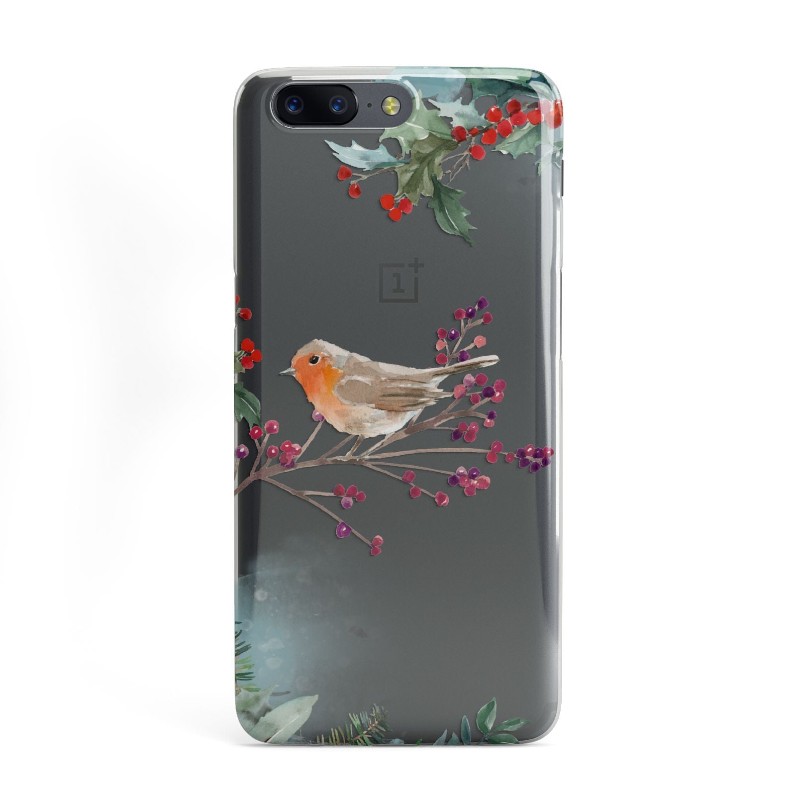 Christmas Robin Floral OnePlus Case