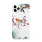 Christmas Robin Floral iPhone 11 Pro 3D Snap Case