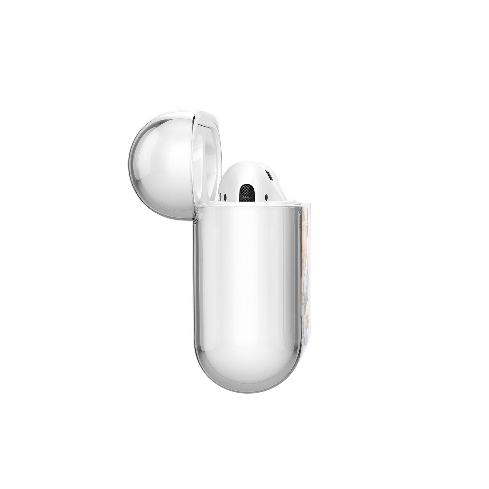 Christmas Rocking Horse AirPods Case Side Angle