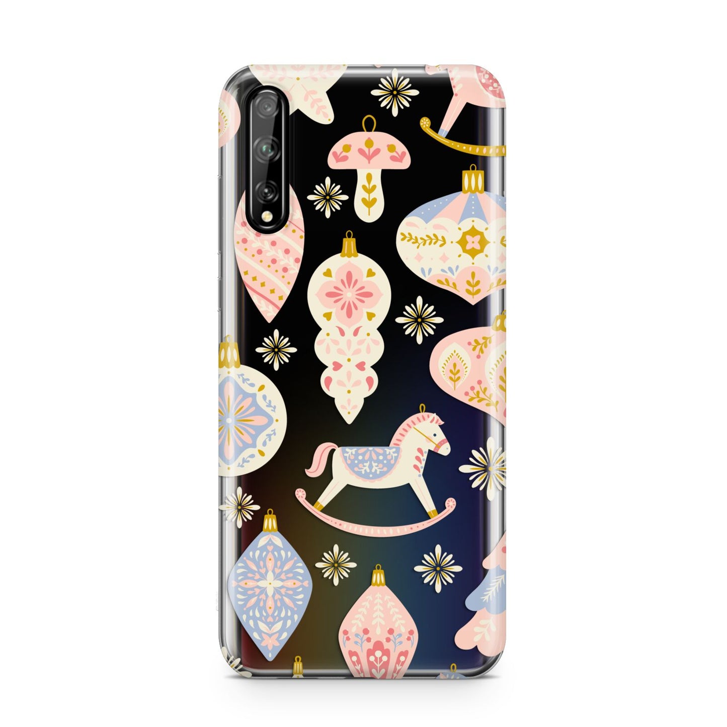 Christmas Rocking Horse Huawei Enjoy 10s Phone Case