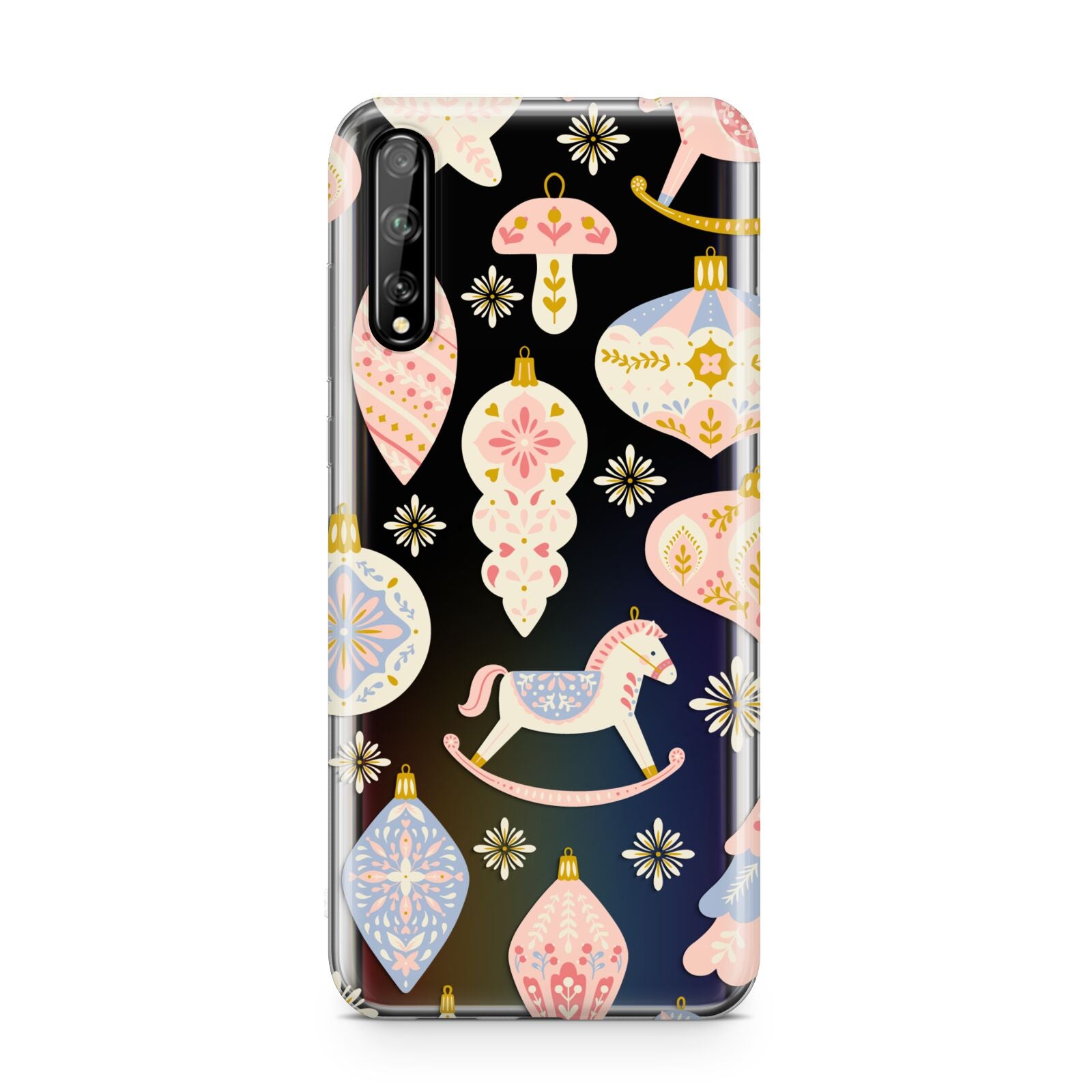 Christmas Rocking Horse Huawei Enjoy 10s Phone Case