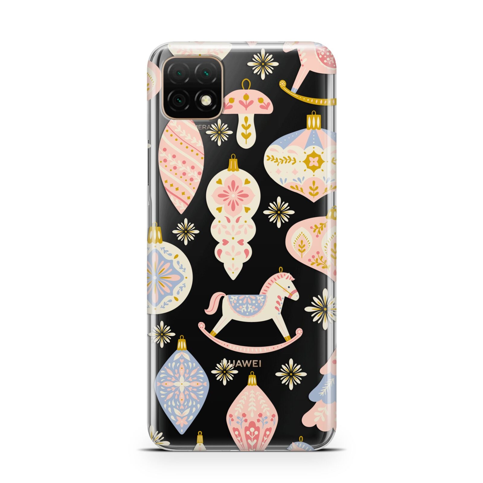 Christmas Rocking Horse Huawei Enjoy 20 Phone Case