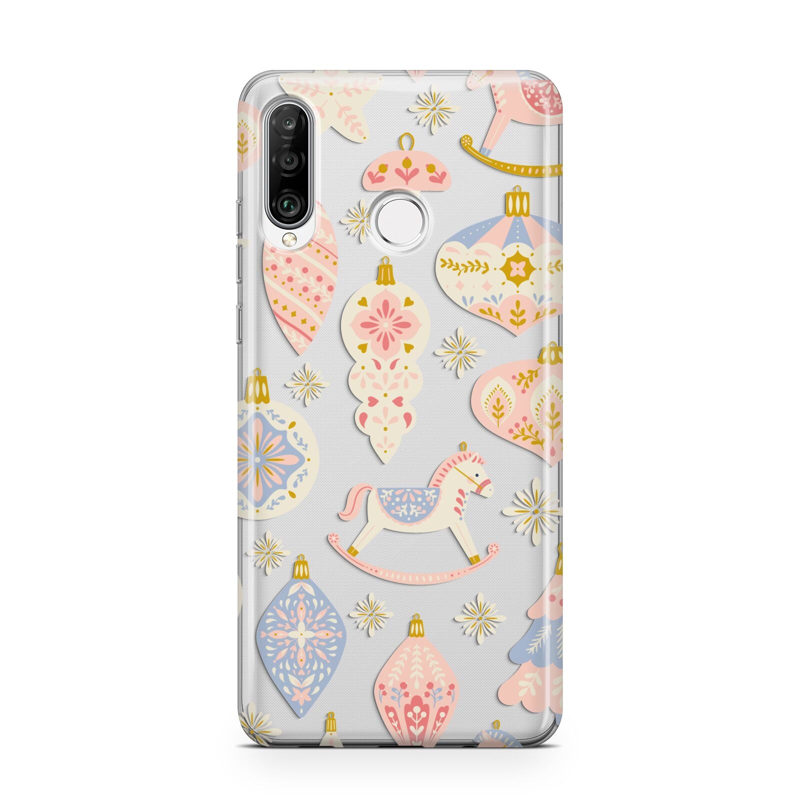 Christmas Rocking Horse Huawei P30 Lite Phone Case