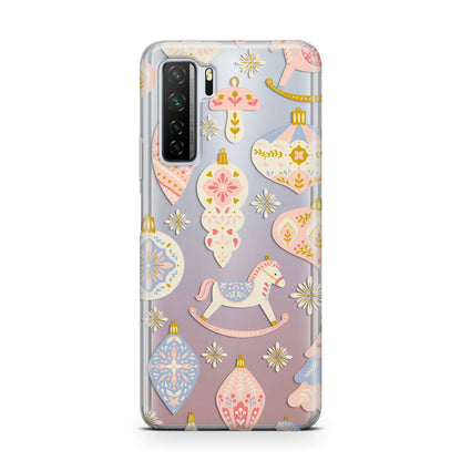 Christmas Rocking Horse Huawei P40 Lite 5G Phone Case