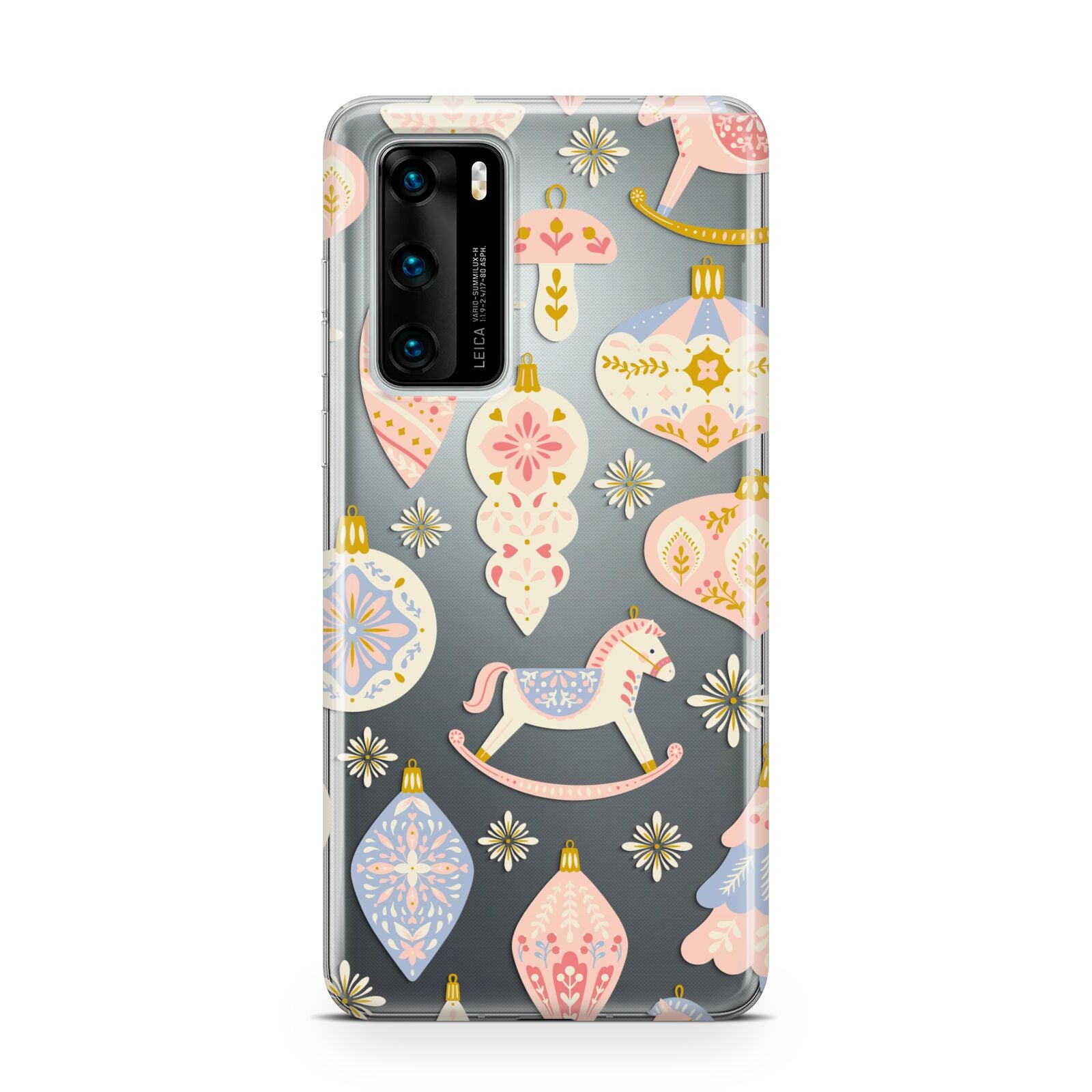Christmas Rocking Horse Huawei P40 Phone Case