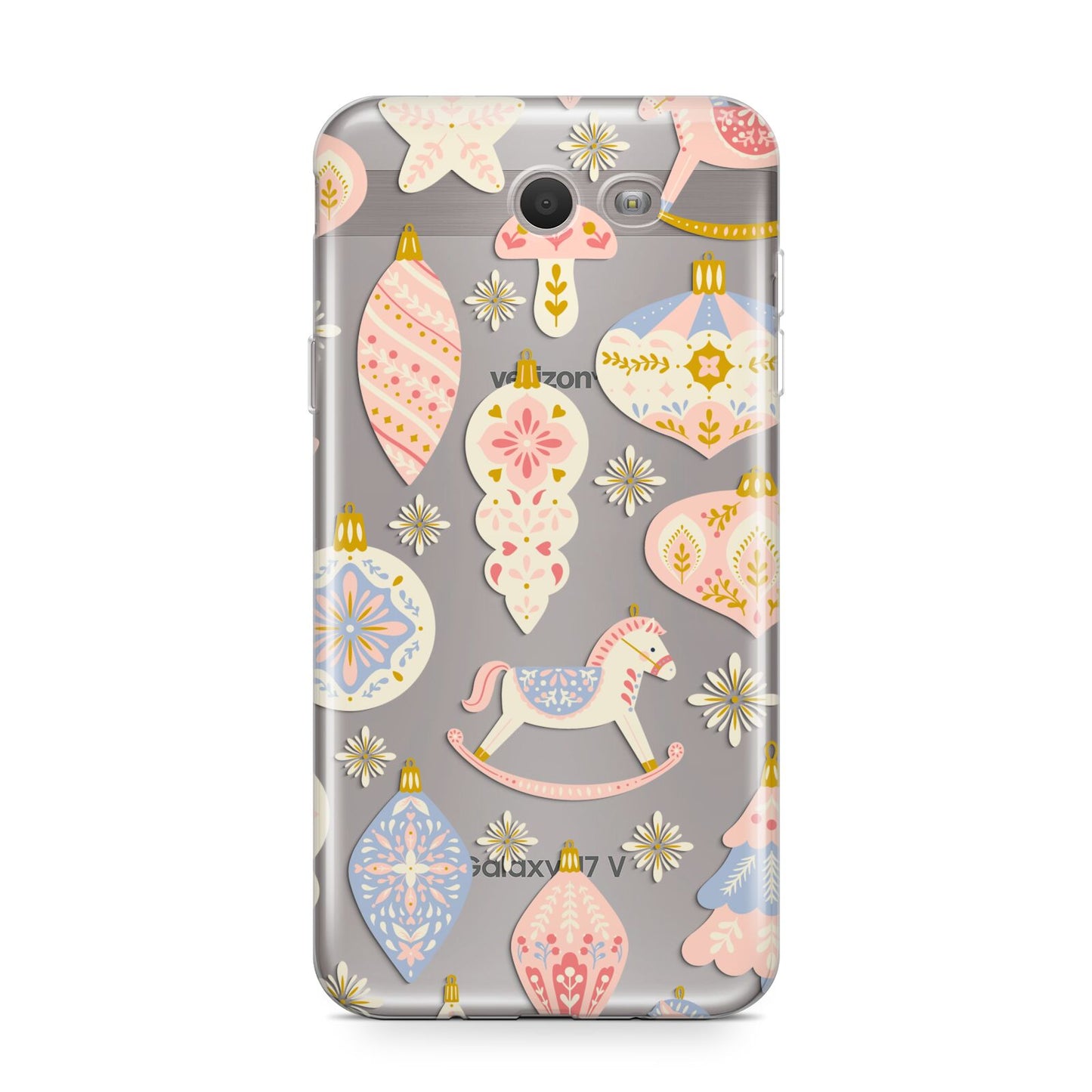 Christmas Rocking Horse Samsung Galaxy J7 2017 Case