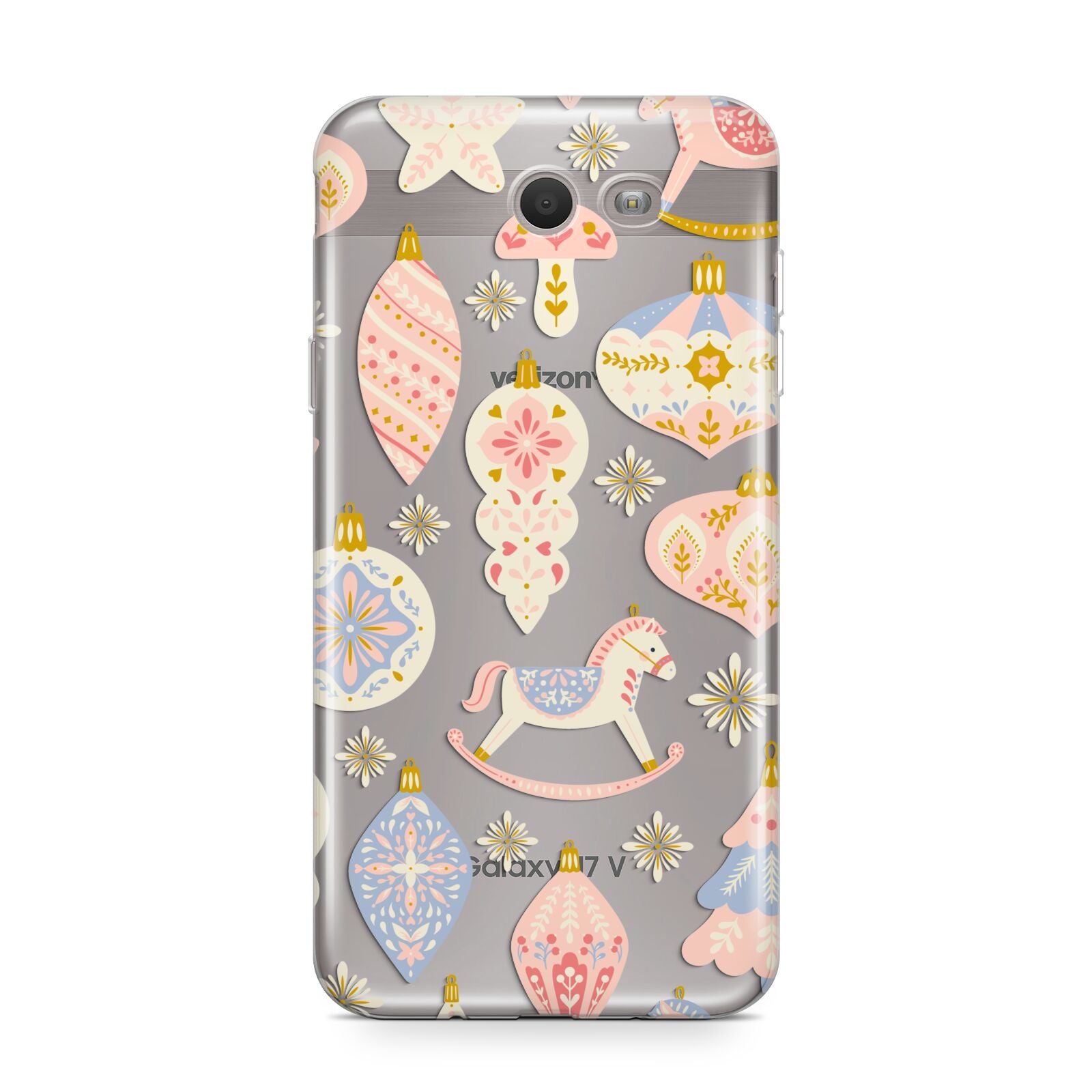 Christmas Rocking Horse Samsung Galaxy J7 2017 Case