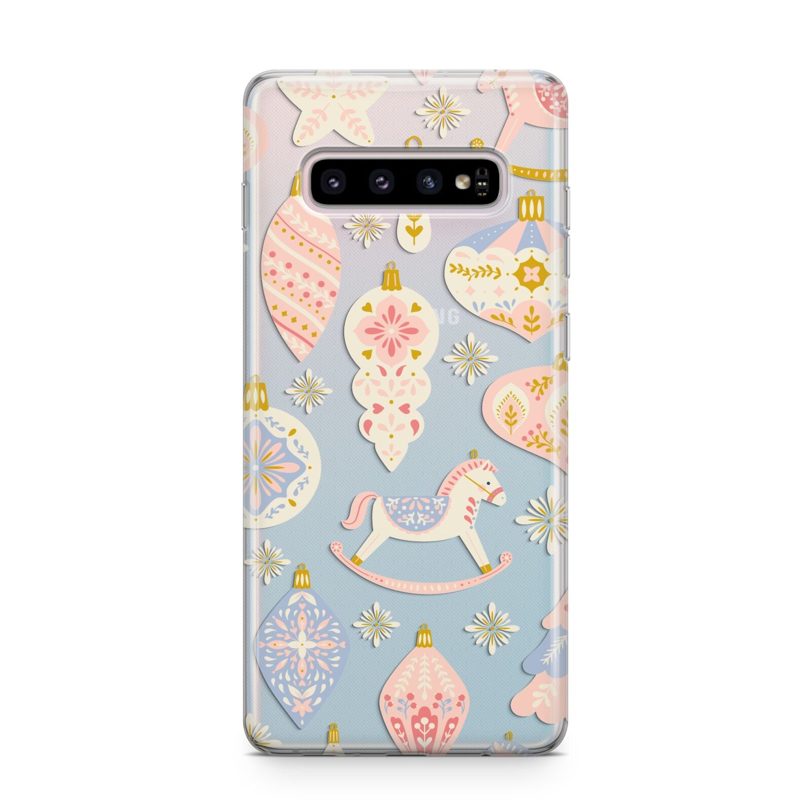 Christmas Rocking Horse Samsung Galaxy S10 Plus Case