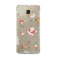 Christmas Samsung Galaxy A5 2016 Case on gold phone