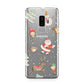 Christmas Samsung Galaxy S9 Plus Case on Silver phone