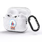 Christmas Snow Globe Pattern AirPods Pro Glitter Case Side Image