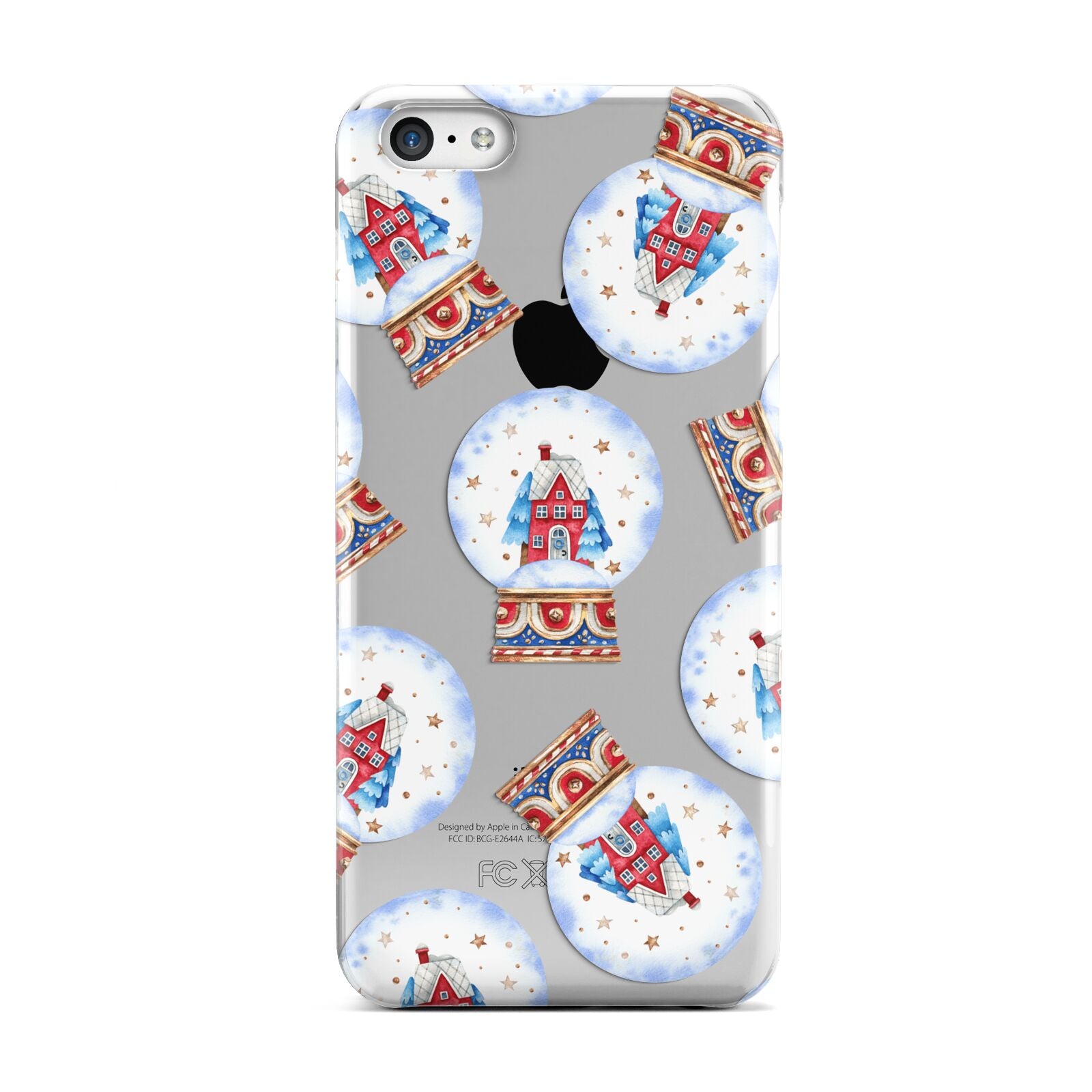 Christmas Snow Globe Pattern Apple iPhone 5c Case