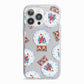 Christmas Snow Globe Pattern iPhone 13 Pro TPU Impact Case with White Edges