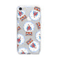 Christmas Snow Globe Pattern iPhone 7 Bumper Case on Silver iPhone