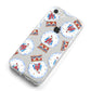 Christmas Snow Globe Pattern iPhone 8 Bumper Case on Silver iPhone Alternative Image