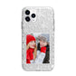 Christmas Snowflake Personalised Photo Apple iPhone 11 Pro Max in Silver with Bumper Case