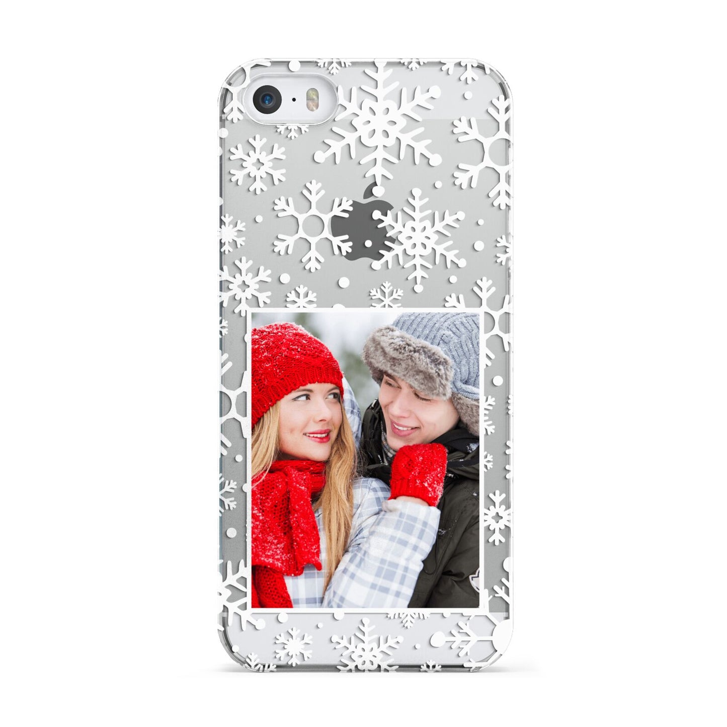 Christmas Snowflake Personalised Photo Apple iPhone 5 Case