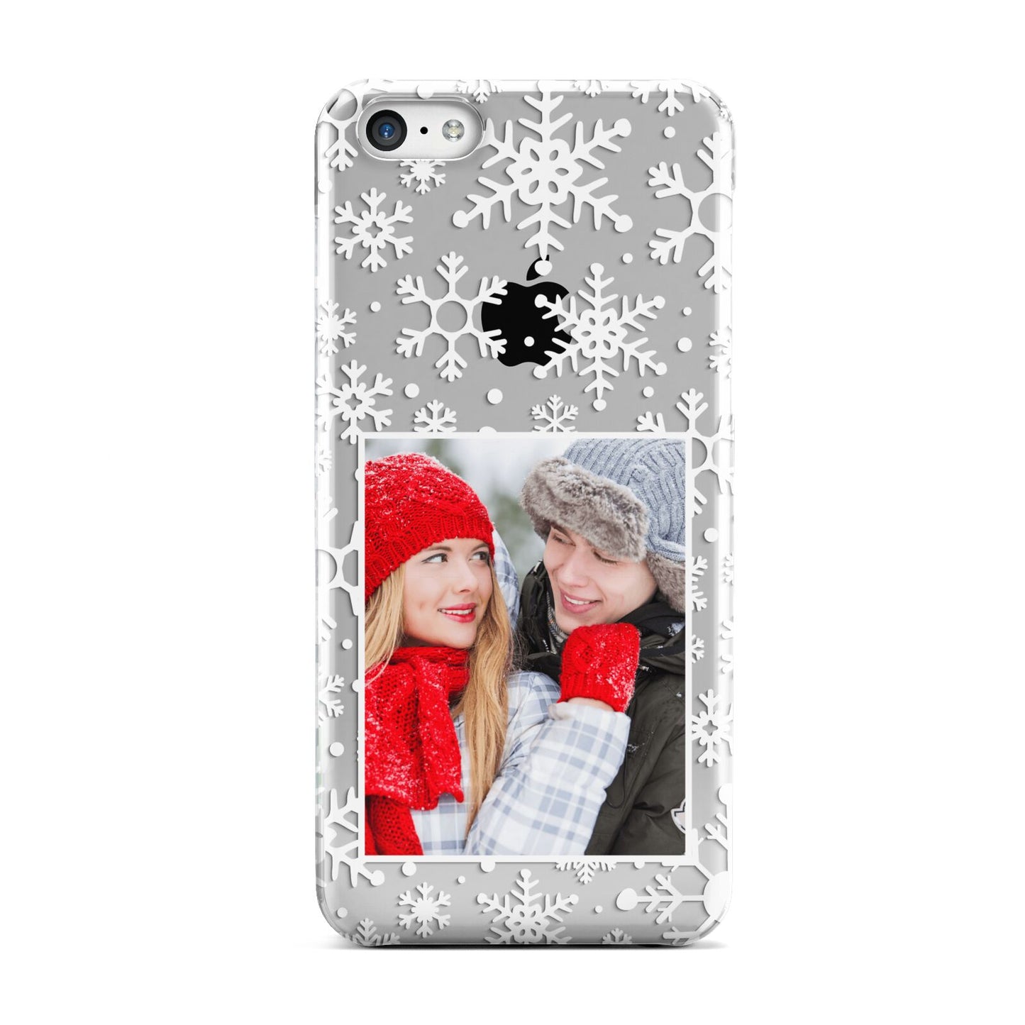 Christmas Snowflake Personalised Photo Apple iPhone 5c Case