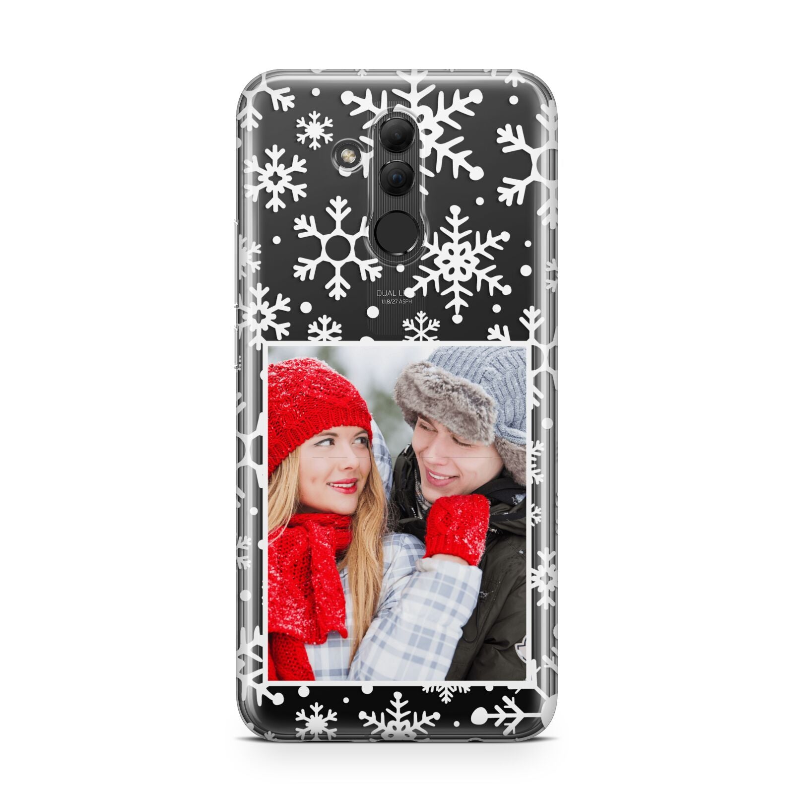 Christmas Snowflake Personalised Photo Huawei Mate 20 Lite