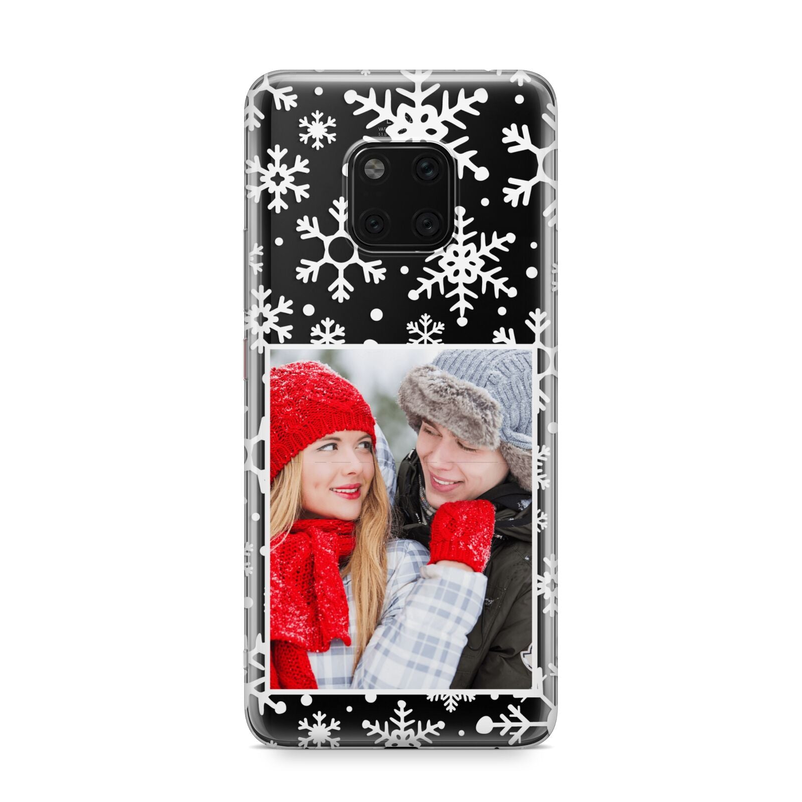 Christmas Snowflake Personalised Photo Huawei Mate 20 Pro Phone Case