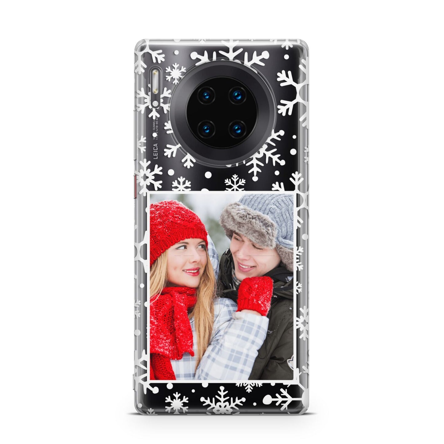 Christmas Snowflake Personalised Photo Huawei Mate 30 Pro Phone Case
