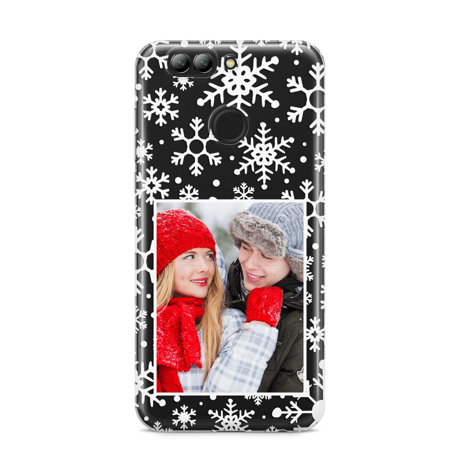 Christmas Snowflake Personalised Photo Huawei Nova 2s Phone Case
