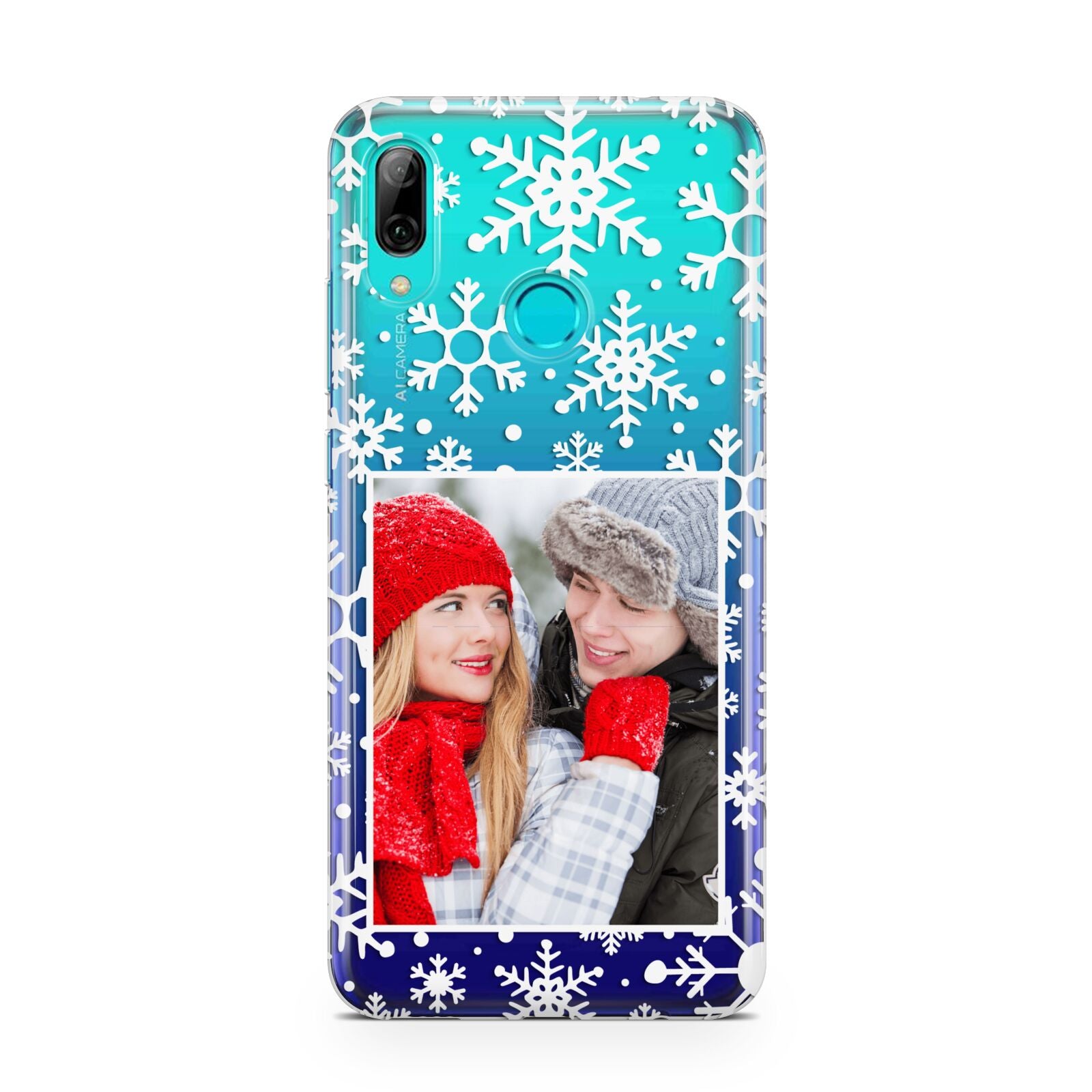 Christmas Snowflake Personalised Photo Huawei P Smart 2019 Case