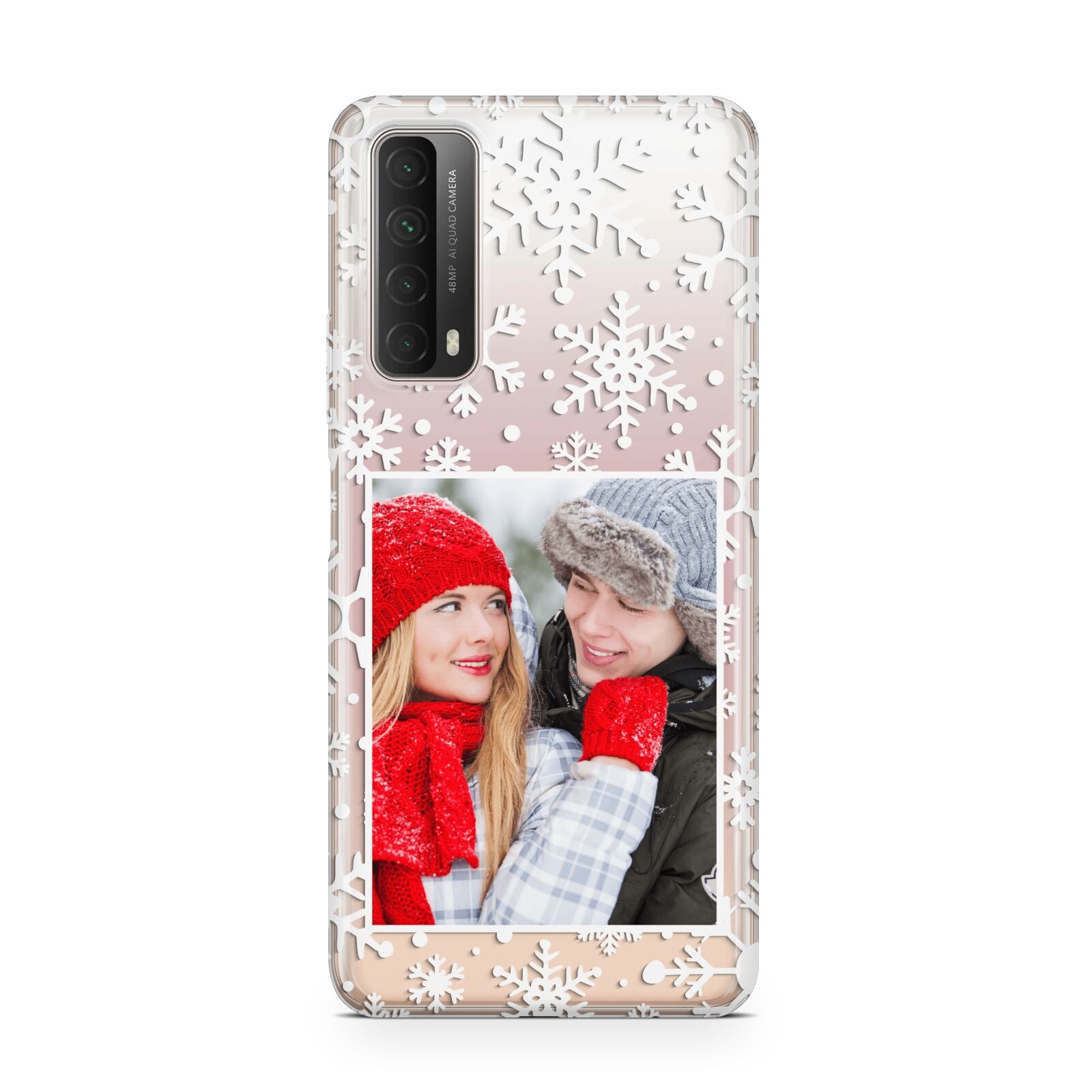 Christmas Snowflake Personalised Photo Huawei P Smart 2021
