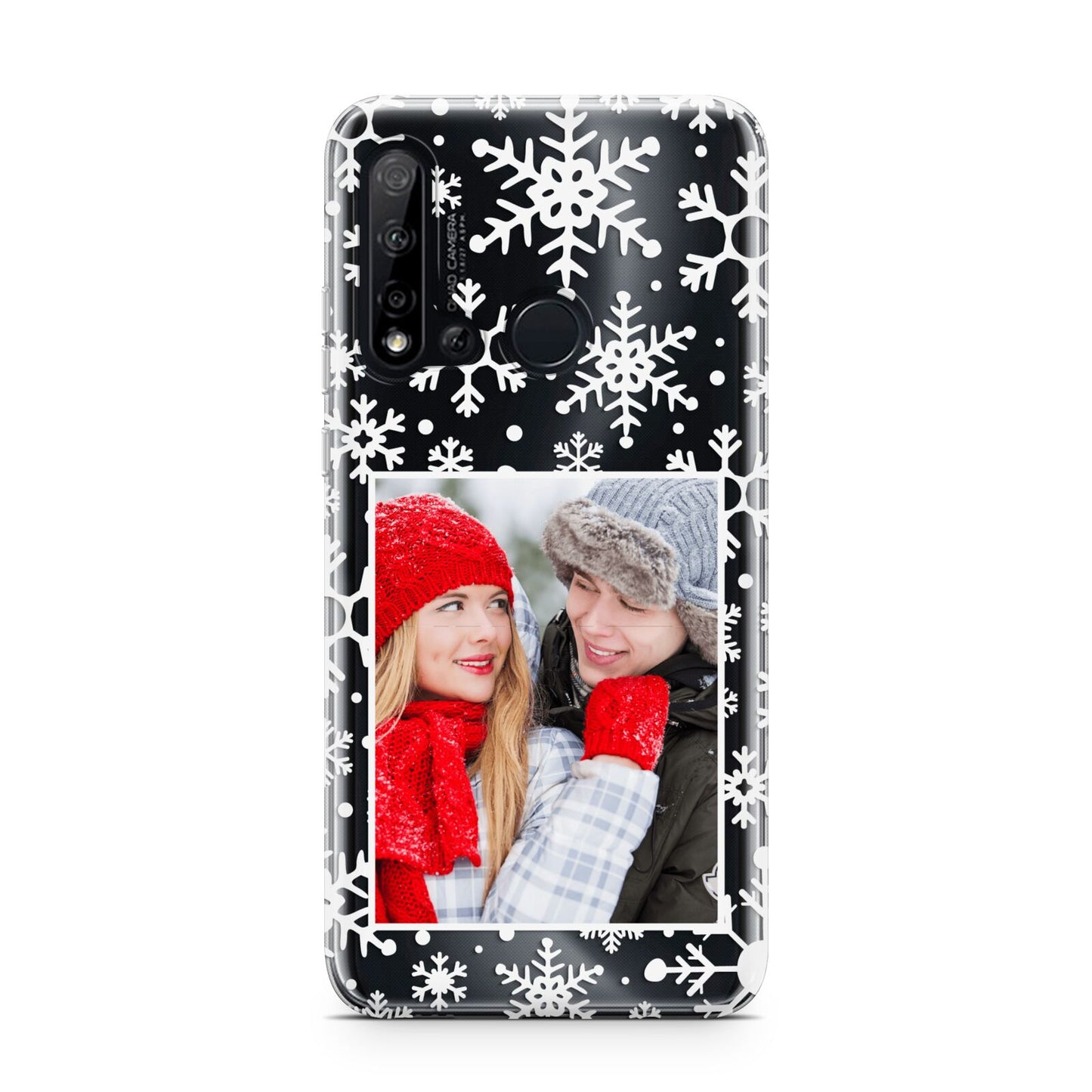 Christmas Snowflake Personalised Photo Huawei P20 Lite 5G Phone Case