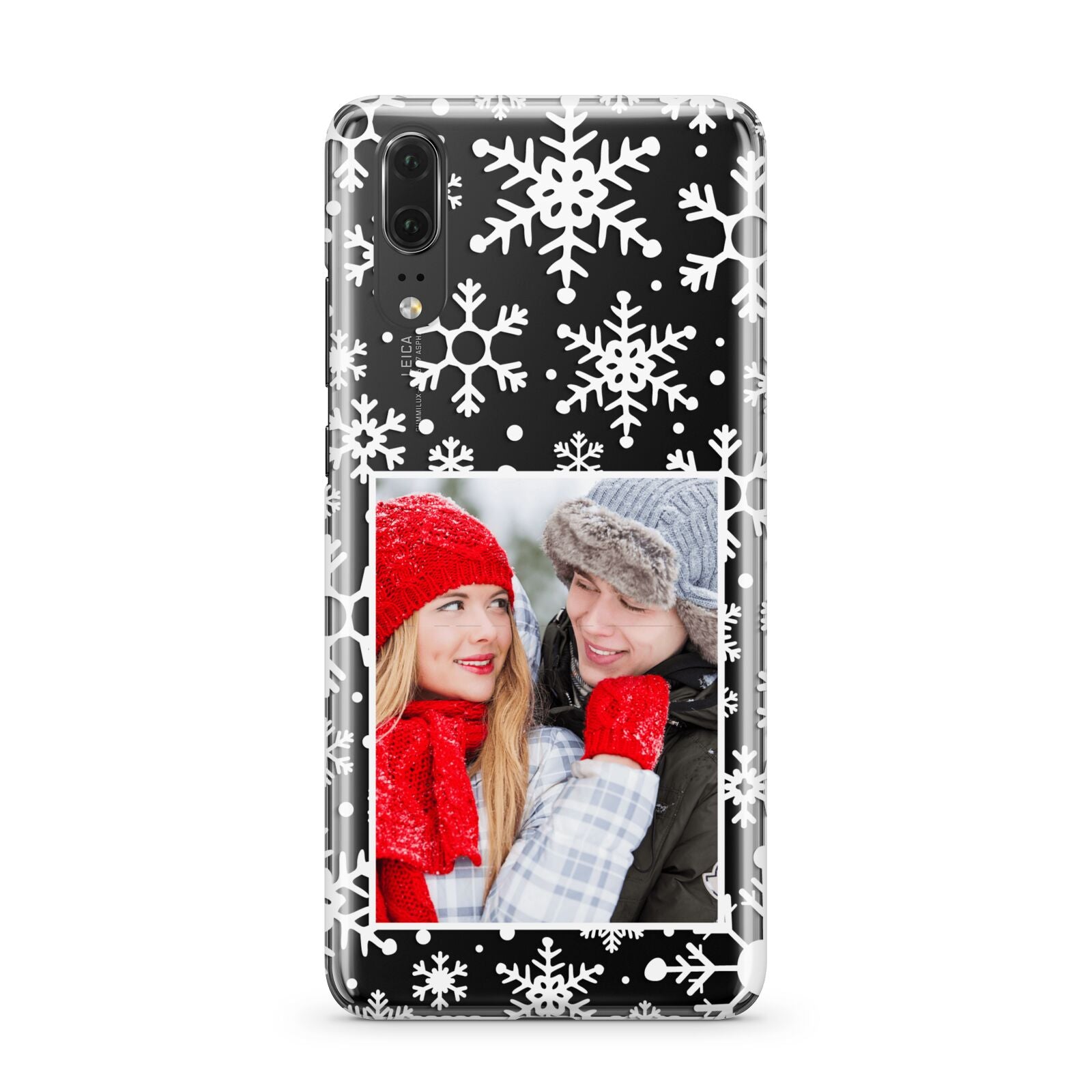 Christmas Snowflake Personalised Photo Huawei P20 Phone Case