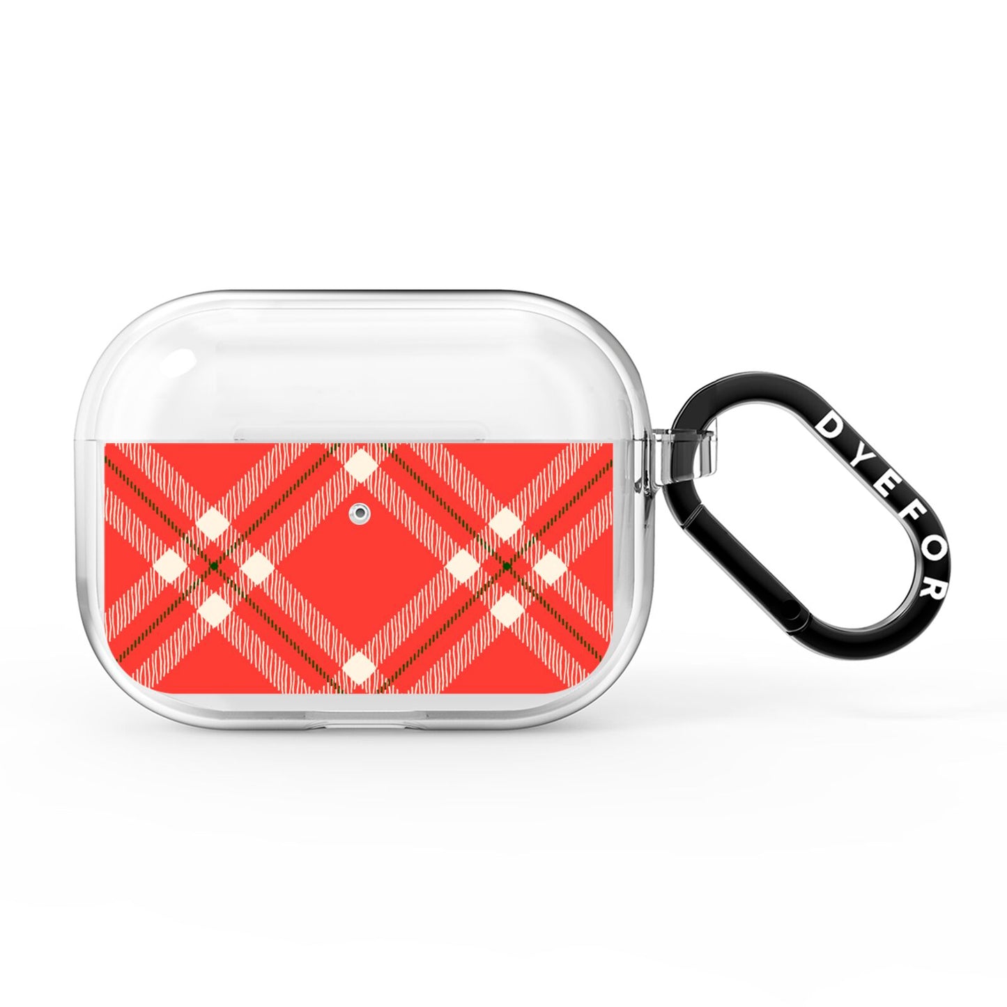 Christmas Tartan AirPods Pro Clear Case