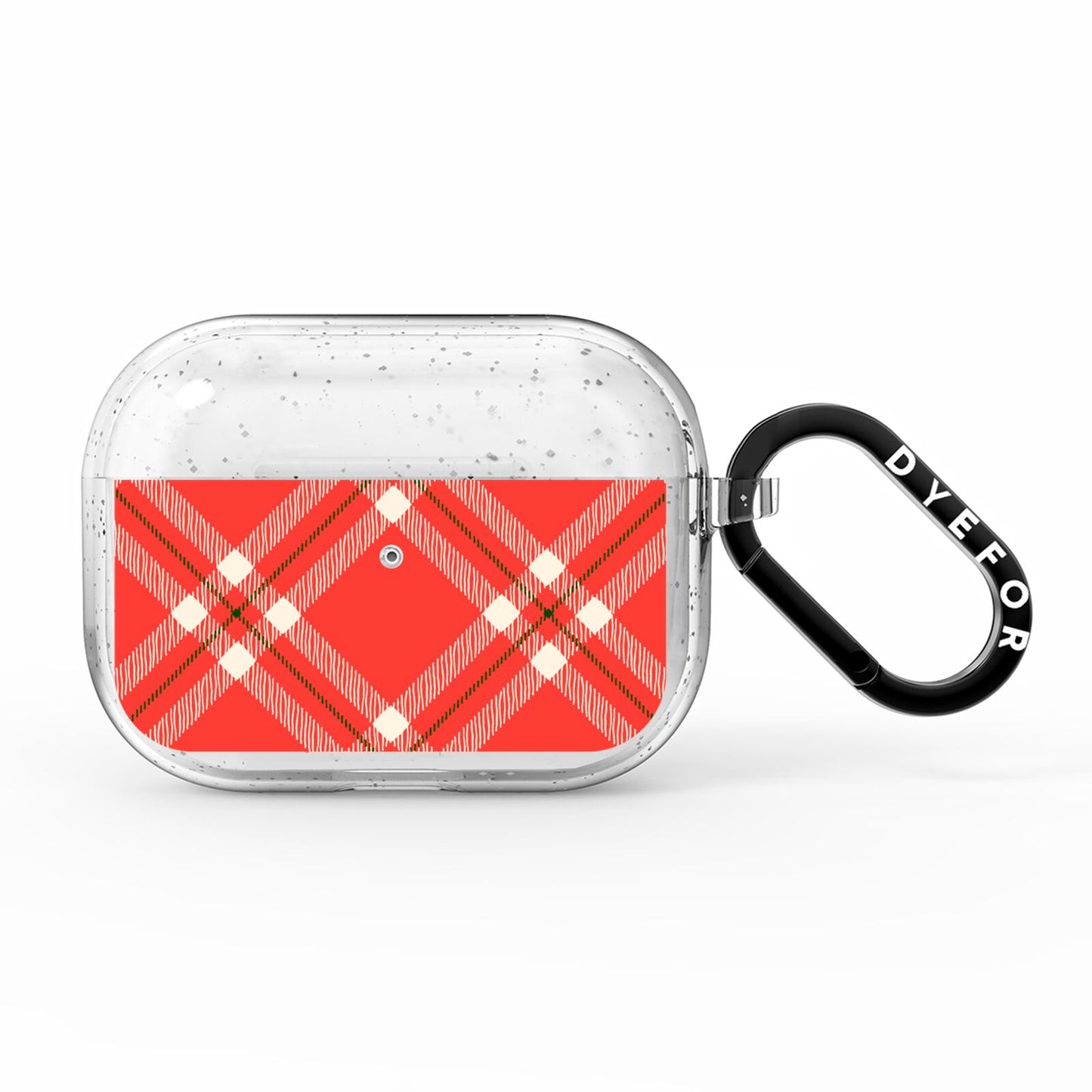 Christmas Tartan AirPods Pro Glitter Case