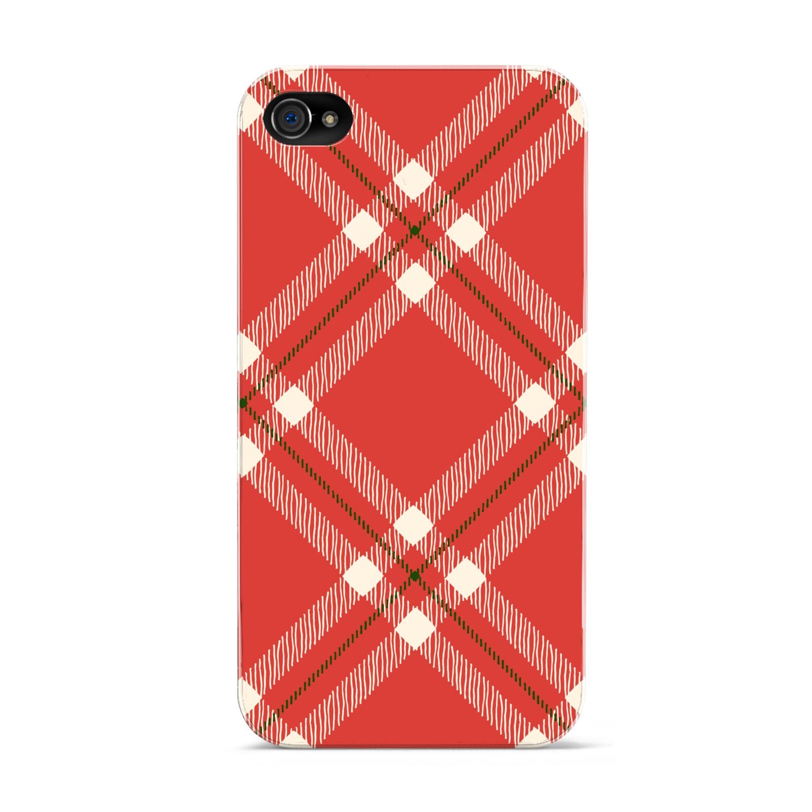 Christmas Tartan Apple iPhone 4s Case