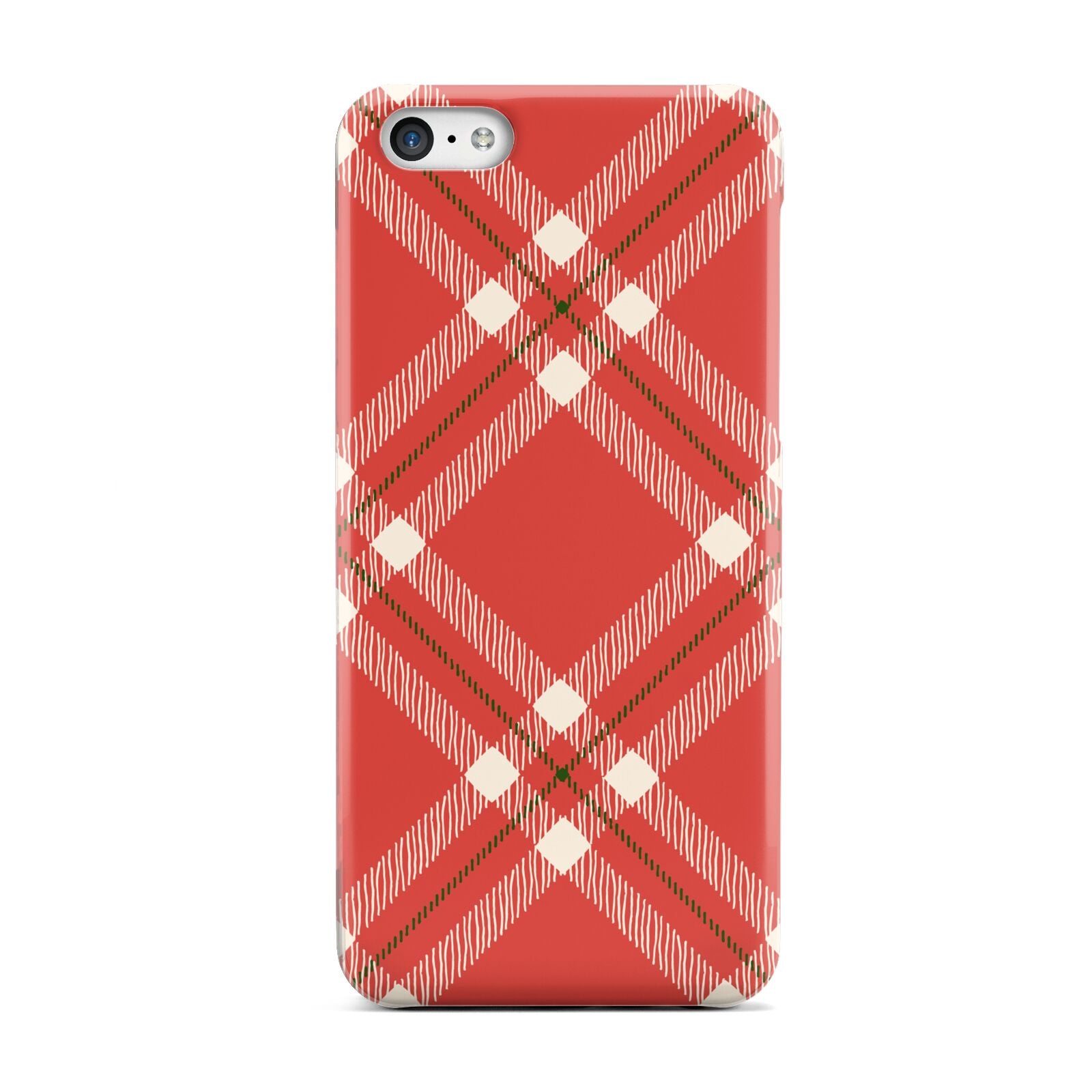 Christmas Tartan Apple iPhone 5c Case