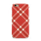 Christmas Tartan Apple iPhone 6 3D Tough Case