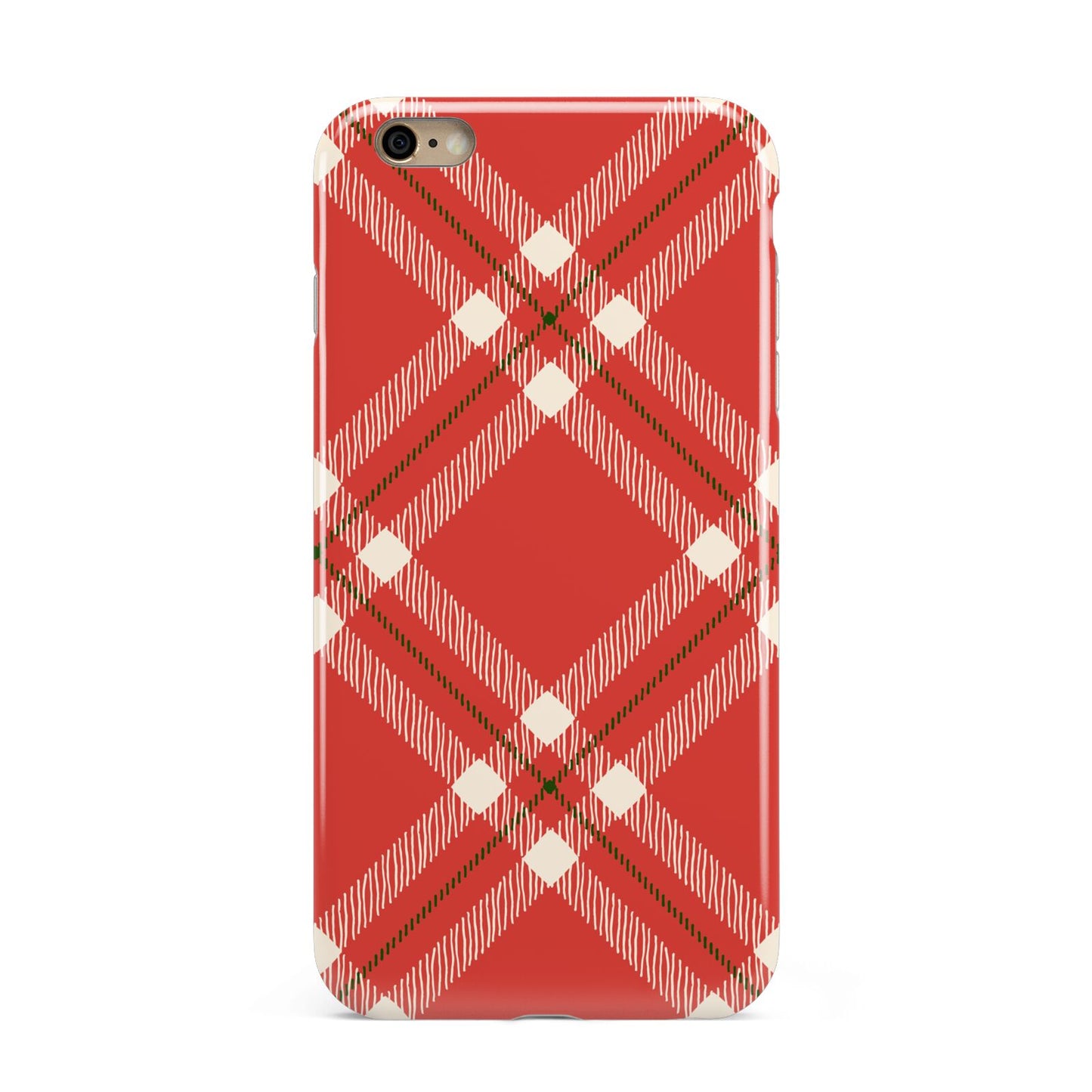 Christmas Tartan Apple iPhone 6 Plus 3D Tough Case