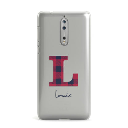 Christmas Tartan Personalised Nokia Case